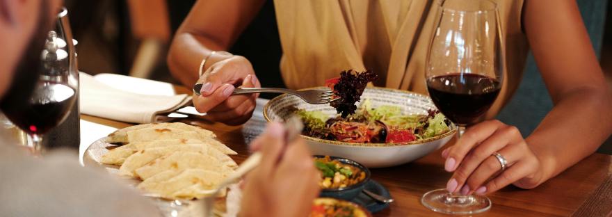 Poetry is a break up over dinner, a ship and smells.